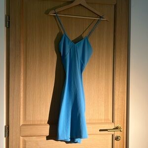 MANGO Blue Mini Dress